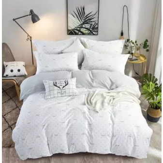   Melody fehér színű kis masni mintás ágyneműhuzat garnitúra 3 részes