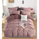 Melody mályva színű kis masni mintás ágyneműhuzat garnitúra 3 részes
