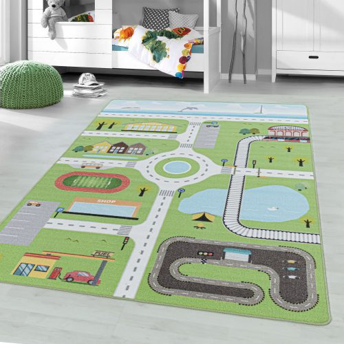 PLAY gyerek szőnyeg 2902 green (zöld) 100x150cm