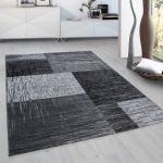 PLUS 8001 black (fekete) szőnyeg 80x150cm