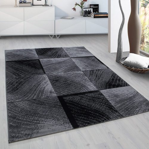 PLUS 8003 black (fekete) szőnyeg 80x150cm