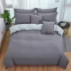 Ava antracitszürke egyszínű ágyneműhuzat garnitúra 7 részes