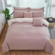Ava púder poros rózsaszín egyszínű ágyneműhuzat garnitúra 3 részes