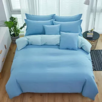   Ava világoskék egyszínű ágyneműhuzat garnitúra 3 részes