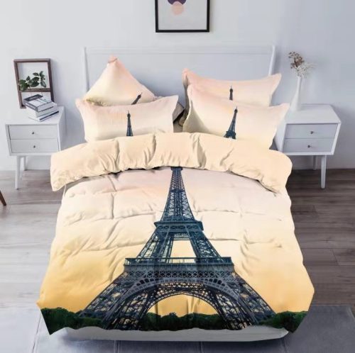 Monuments Eiffel-torony mintás ágyneműhuzat garnitúra 3 részes