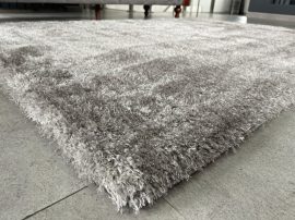 Super Shaggy light gray (világosszürke) shaggy szőnyeg 60x110cm