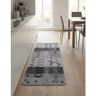 Sizal konyhai szőnyeg coffee minta 67x180cm