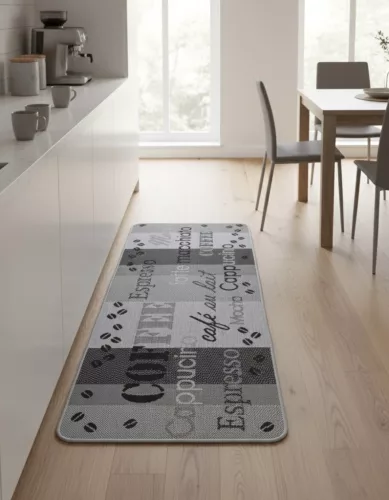 Sizal konyhai szőnyeg coffee minta 67x180cm