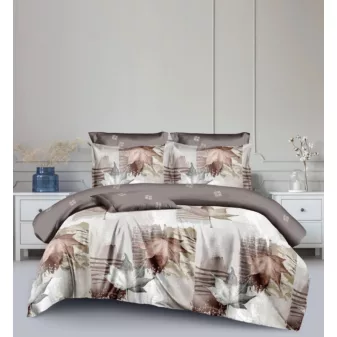   Negin barna levél mintás ágyneműhuzat garnitúra 3 részes