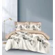 Negin bézs virágmintás ágyneműhuzat garnitúra 3 részes