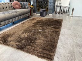 Powder Shaggy brown (barna) vajpuha shaggy szőnyeg 80x250cm