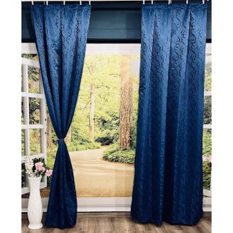 Kész sötétítő függöny Freya kék 2db 140x250cm