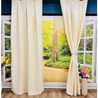 Kész sötétítő függöny Freya krém 2db 140x250cm