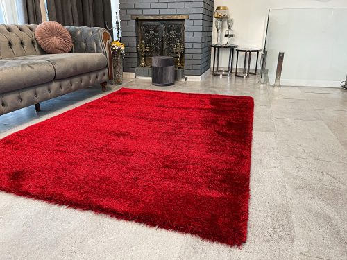 Super shaggy szőnyeg piros 60x110cm