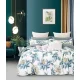  Autumn kék fehér leveles ágyneműhuzat garnitúra 3 részes