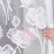 Kész függöny fehér alapon A12 300x180cm