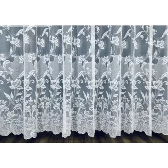Kész függöny fehér alapon A23 300x180cm
