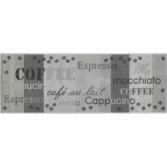 Arizona kávés antracit konyhai futószőnyeg 50x150cm