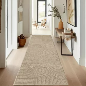   Bergamo Joy futószőnyeg méterben bézs 100cm széles