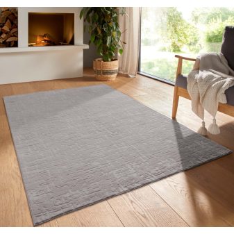      Bergamo Zoe plüss puha tapintású szőnyeg szürke 120x170cm