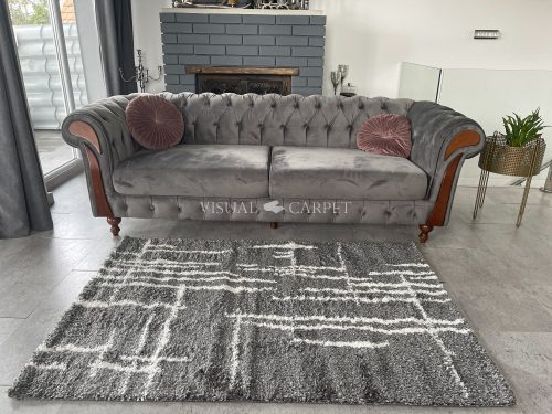 Morocco Luxury 8708 antracit (szürke) shaggy szőnyeg szőnyeg 60x200cm