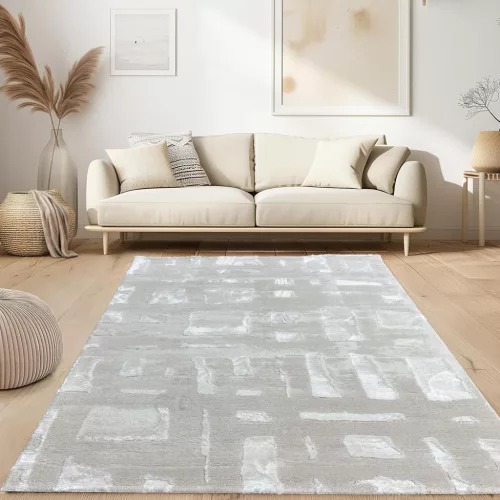 Cozy puha modern szőnyeg 3209 bézs 60x220cm