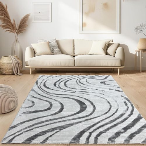 Cozy puha modern szőnyeg 3325 szürke 40x70cm