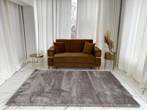 Elena Luxury Shaggy dark gray szőnyeg 160x230cm Sötétszürke