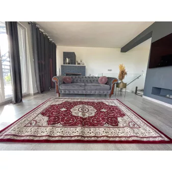 Elit klasszikus futószőnyeg 6187 bordó 80x250cm