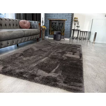   Soft Touch Shaggy  dark gray (sötétszürke) szőnyeg 200x290cm