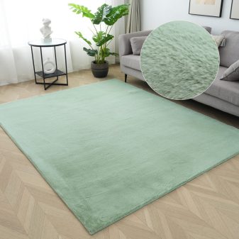  Faux műszőrme szőnyeg zöld 120x170cm