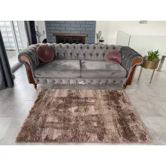 Fiesta Shaggy dark beige (barna) szőnyeg 120x170cm