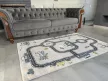 Gyerek szőnyeg autópályás bézs 120x170cm