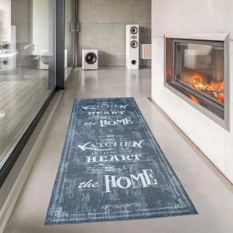Home konyhai szőnyeg kitchen szürke 60x180cm