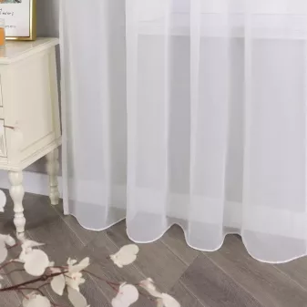  Kész függöny Erza voile fehér 400x250cm