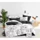 Miami fehér páfrány mintás ágyneműhuzat garnitúra 7 részes