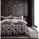 California fekete lila rombusz mintás ágyneműhuzat garnitúra 3 részes