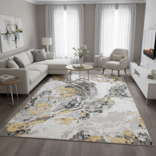 Mabelle szőnyeg 8441 szürke-arany 80x250cm