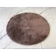 Shaggy Ibiza brown (csokibarna) szőnyeg 80cm kerek