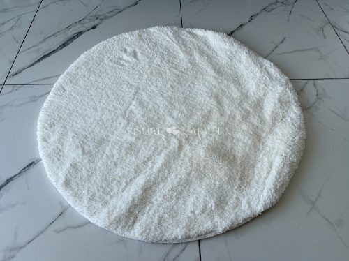Shaggy Ibiza white (fehér) szőnyeg 67cm kerekcm