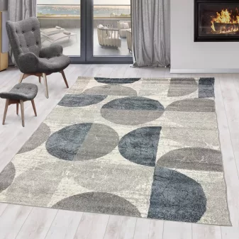   Milano Art szőnyeg 7403 szürke-kék 3db-os 80xszett (2db 80x150cm, 1db 80x250cm)