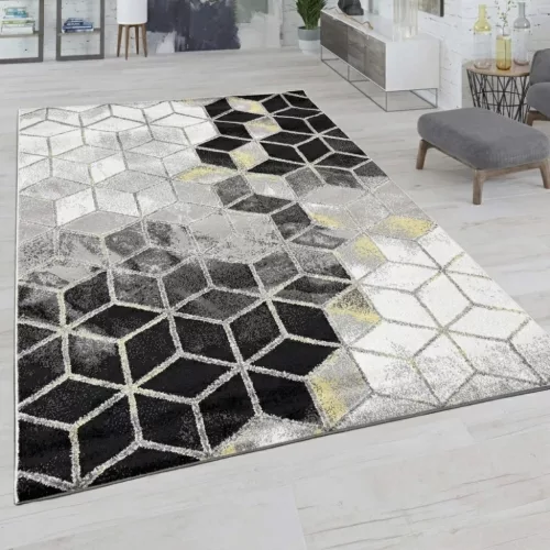    Mira modern szőnyeg 2611 sárga-fekete 120x170cm
