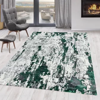 Noelle Art modern szőnyeg 1058 zöld-krém 160x230cm