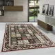   Oriental klasszikus szőnyeg kazettás bordó 120x170cm