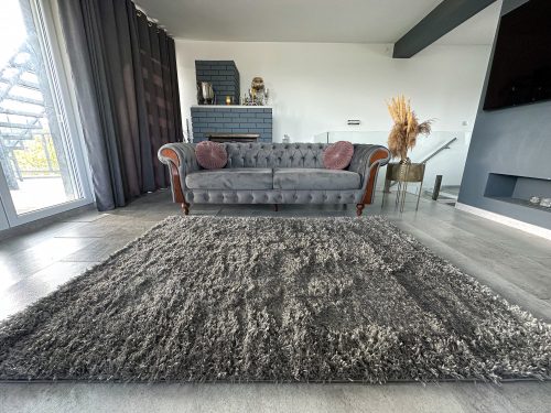 Oslo shaggy szőnyeg sötétszürke 80x150cm