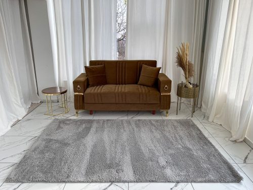 Palermo Soft Shaggy light gray szőnyeg 200x290cm Világosszürke