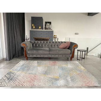 Paris Art 204 szürkés-krém szőnyeg 60x110cm