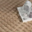 Plush 3D modern szőnyeg bézs 3db-os 80-as szett