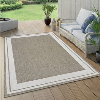   Sisalia síkszövött kültéri/beltéri szőnyeg 19098-10 bézs 60x110cm