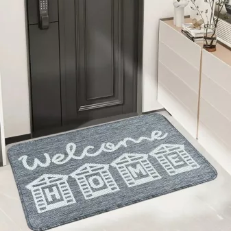 Sisalia lábtörlő Welcome szürke 40x60cm